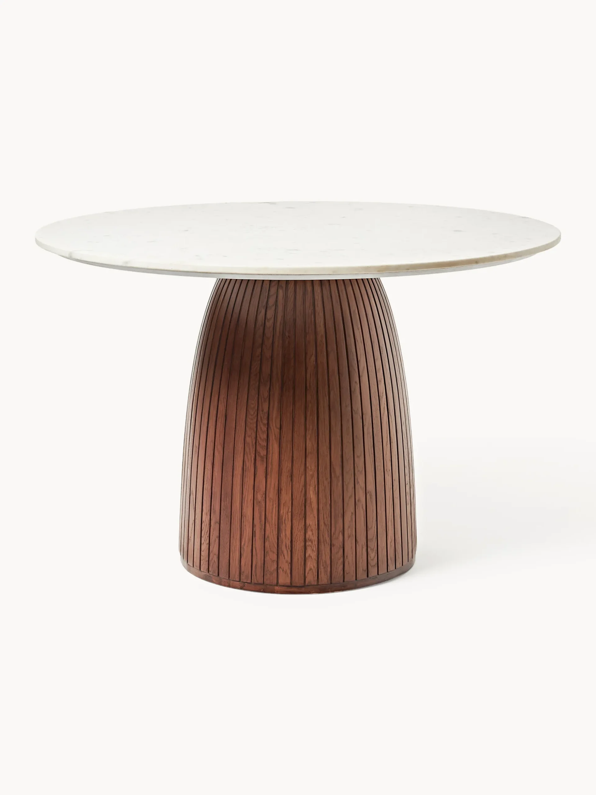 Tavolo rotondo con piano in marmo Nelly, Ø 115 cm