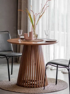 Tavolo rotondo in legno Brookland, Ø 90 cm