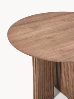 Tavolo rotondo in legno di quercia Jolka, Ø 120 cm