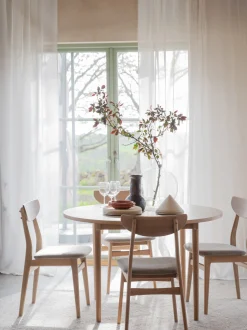 Tavolo rotondo in legno di quercia Fairmount Ø120