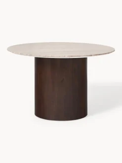 Tavolo rotondo in marmo Abby, Ø 120 cm