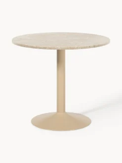 Tavolo rotondo in marmo Miley, Ø 90 cm