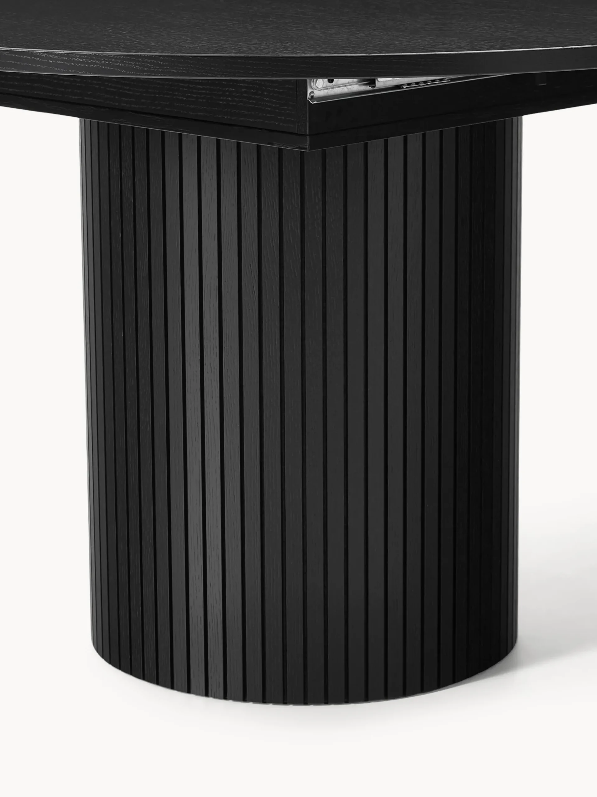 Tavolo allungabile con struttura scanalata Filo, 120 - 160 x 75 cm