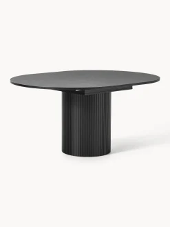Tavolo allungabile con struttura scanalata Filo, 120 - 160 x 75 cm