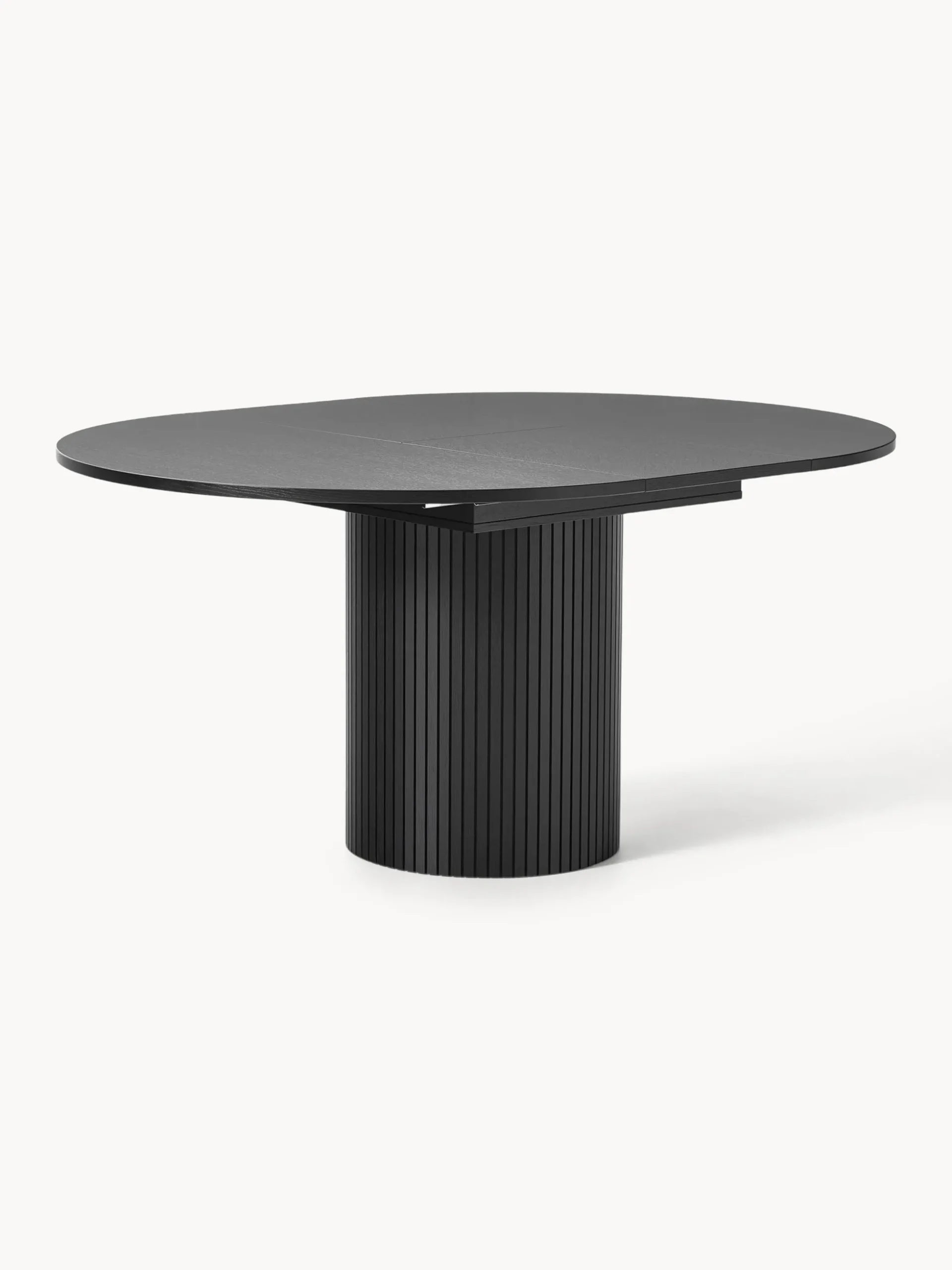 Tavolo allungabile con struttura scanalata Filo, 120 - 160 x 75 cm