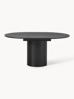 Tavolo allungabile con struttura scanalata Filo, 120 - 160 x 75 cm