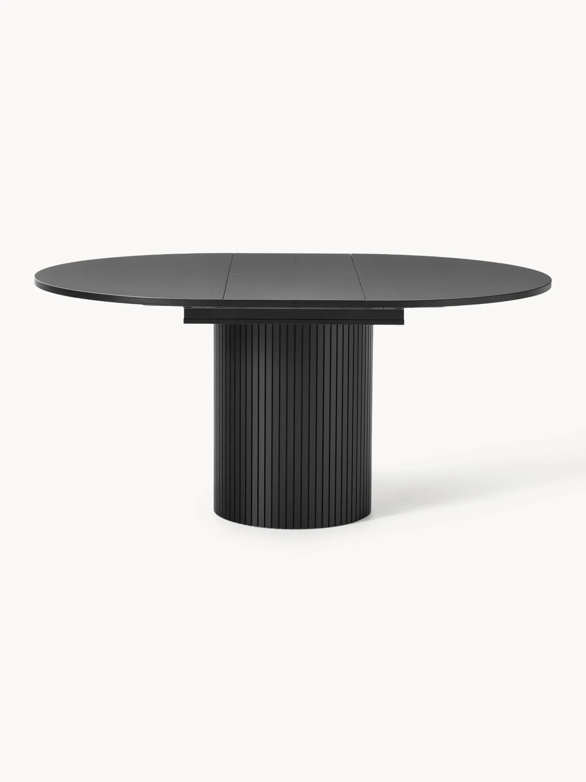 Tavolo allungabile con struttura scanalata Filo, 120 - 160 x 75 cm