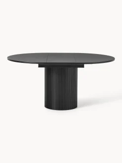 Tavolo allungabile con struttura scanalata Filo, 120 - 160 x 75 cm