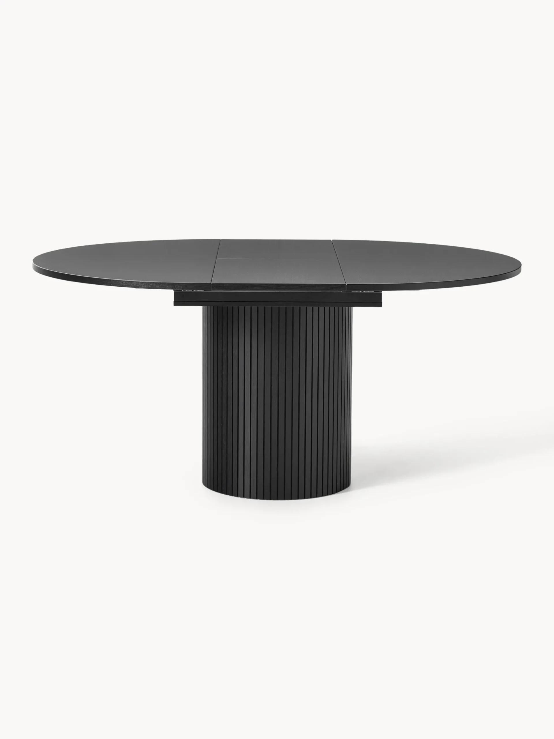 Tavolo allungabile con struttura scanalata Filo, 120 - 160 x 75 cm