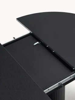 Tavolo allungabile con struttura scanalata Filo, 120 - 160 x 75 cm