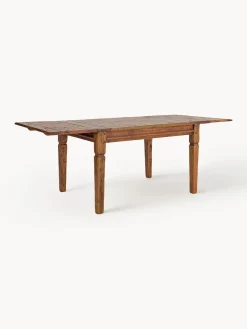 Tavolo allungabile in legno di acacia Chateux, 120 - 200 x 90 cm