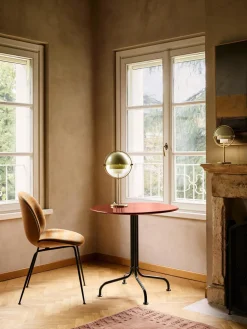Tavolo bistrot rotondo con piano in ceramica Carmel, Ø 75 x Alt. 73 cm