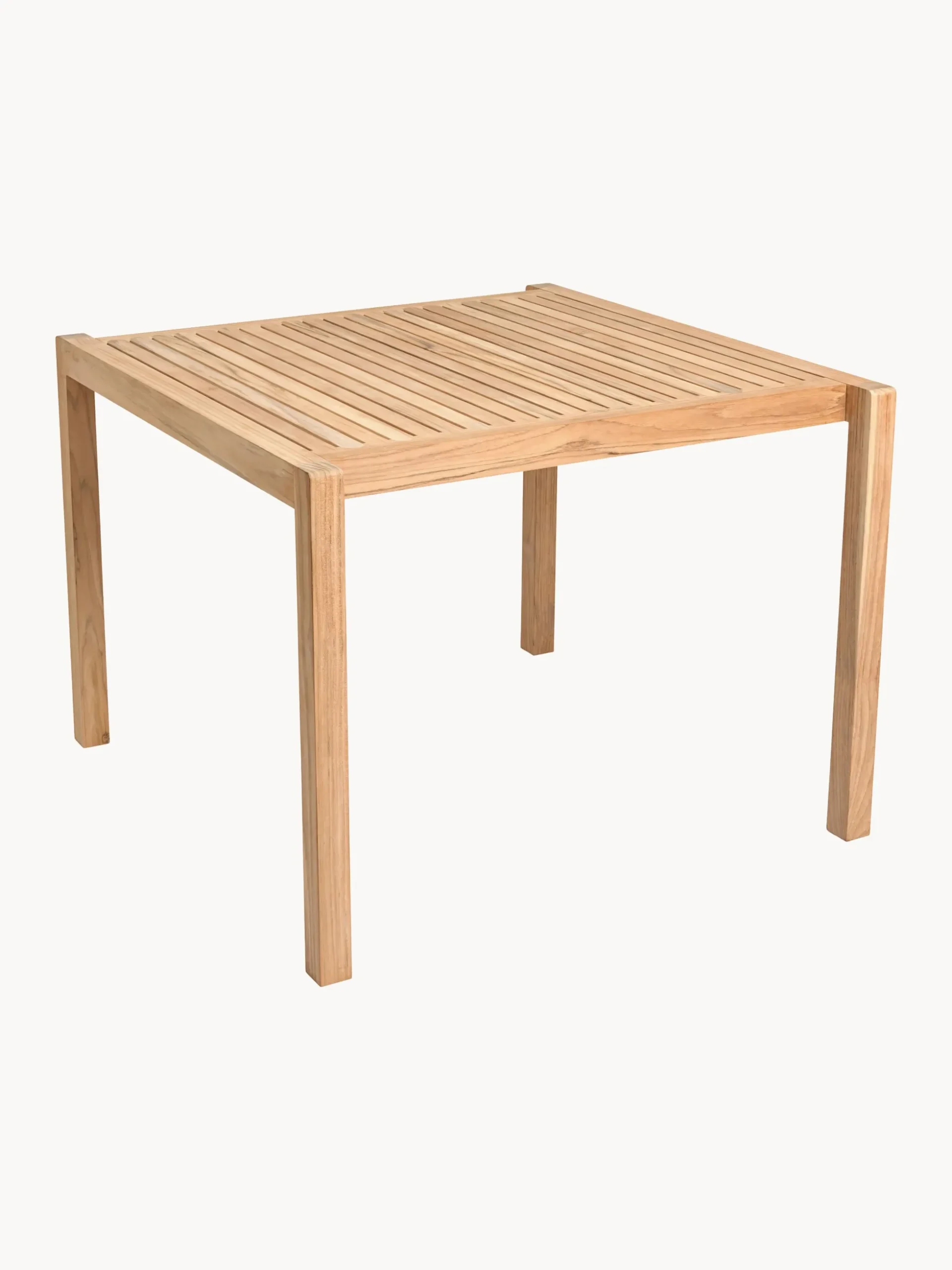 Tavolo da giardino in legno di teak AH901, 100 x 99 cm