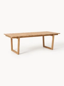Tavolo da pranzo da giardino in legno di teak Eiko, 229 x 100 cm