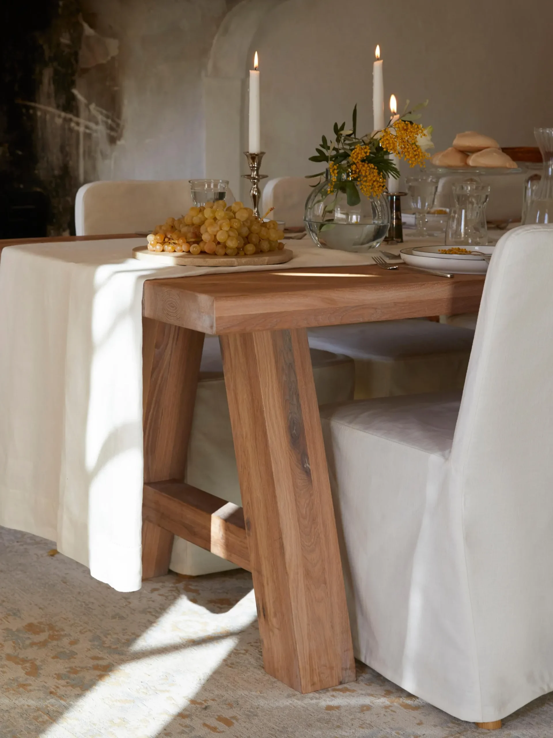 Tavolo in legno di quercia Ashton, varie misure