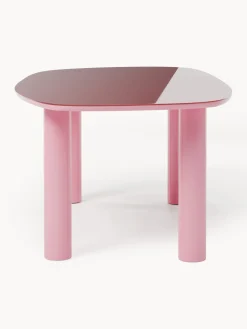 Tavolo organico con piano in vetro Beni, 200 x 110 cm
