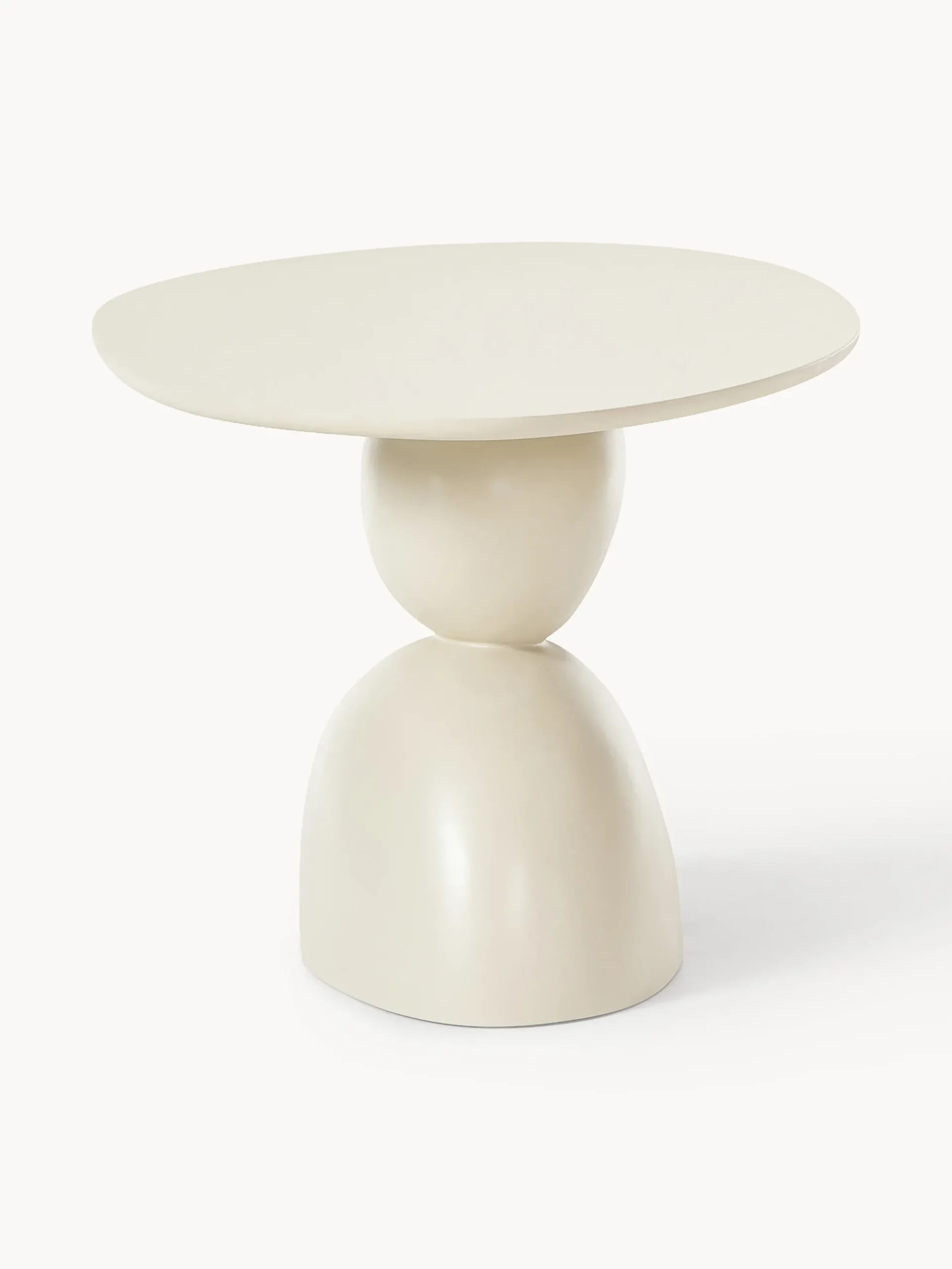 Tavolo ovale beige Sahra, 180 x 90 cm