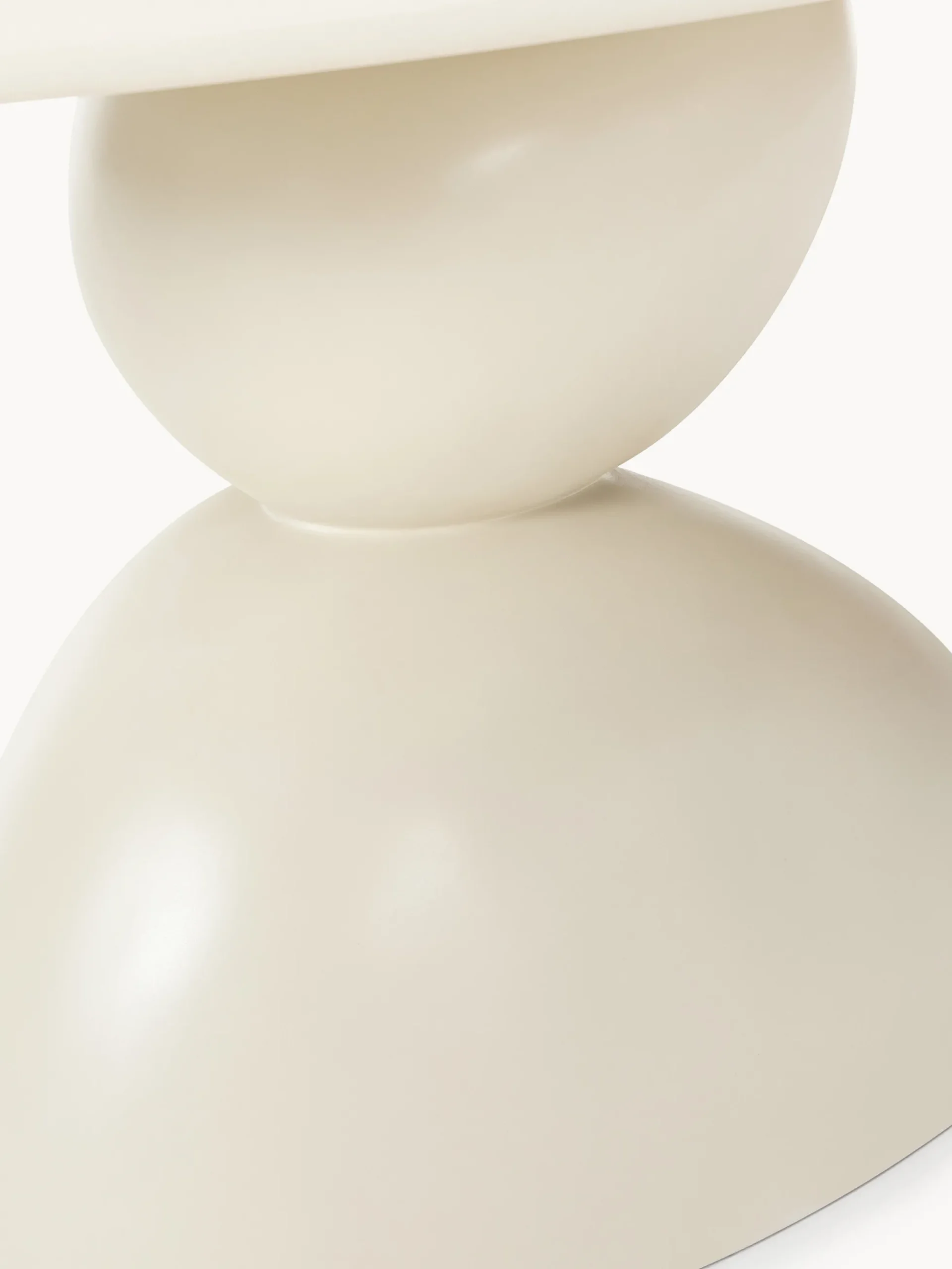 Tavolo ovale beige Sahra, 180 x 90 cm
