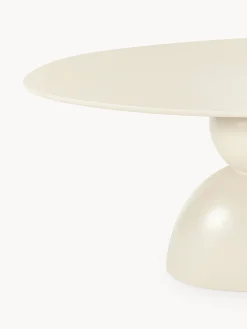 Tavolo ovale beige Sahra, 180 x 90 cm