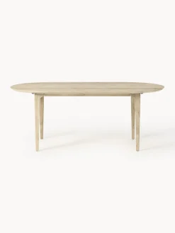 Tavolo ovale in legno di quercia Archie, 200 x 100 cm