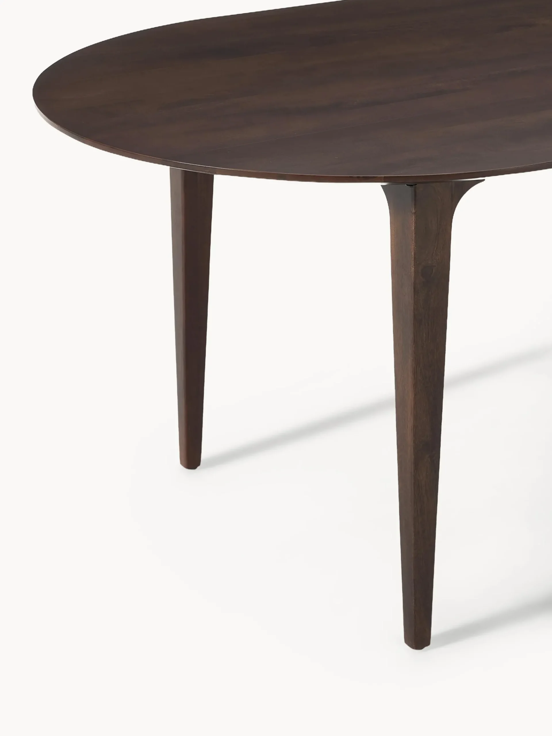Tavolo ovale in legno massiccio di mango Archie, 200 x 100 cm