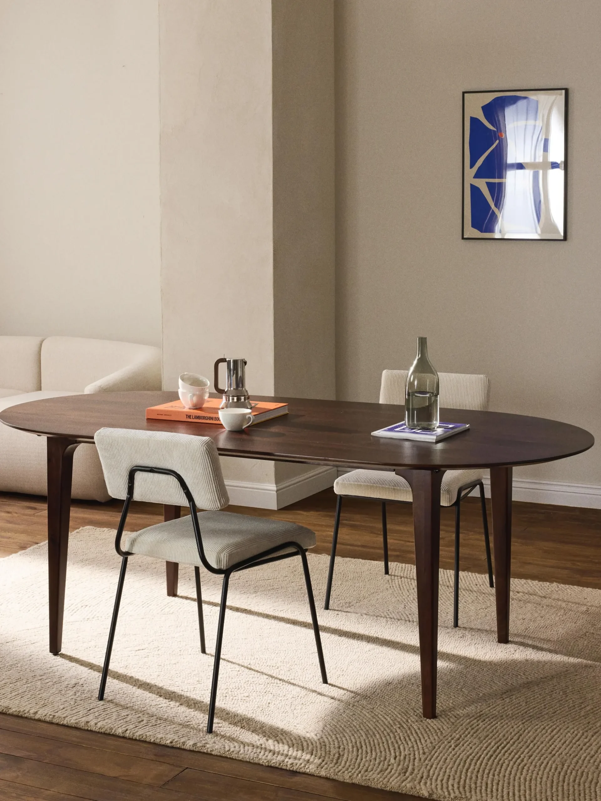 Tavolo ovale in legno massiccio di mango Archie, 200 x 100 cm
