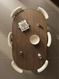 Tavolo ovale in legno Nolan, varie misure