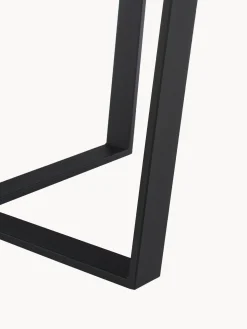 Tavolo rotondo con piano effetto marmo Amble, Ø 110 cm