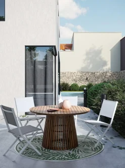 Tavolo rotondo da giardino in legno di acacia Rodano, Ø 120 cm
