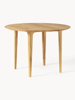 Tavolo rotondo in legno di quercia Archie, Ø 110 cm