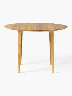 Tavolo rotondo in legno di quercia Archie, Ø 110 cm