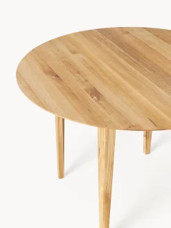 Tavolo rotondo in legno di quercia Archie, Ø 110 cm