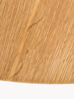 Tavolo rotondo in legno di quercia bianco lavato Yumi Ø115 cm