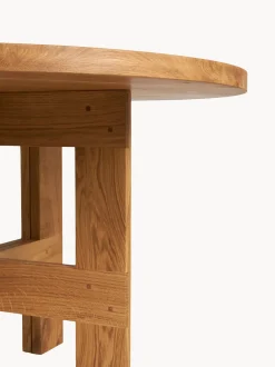 Tavolo rotondo in legno di quercia Farmhouse Ø 120 cm