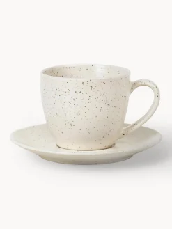 Tazza con piattino fatti a mano Nordic Vanilla