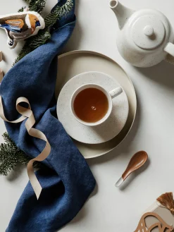 Tazza con piattino fatti a mano Nordic Vanilla