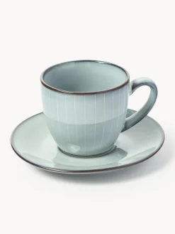 Tazza con piattino fatti a mano Nordic Sea