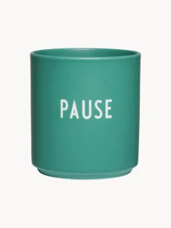 Tazza con scritta Favourite PAUSE