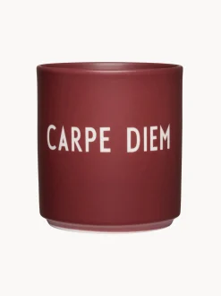 Tazza con scritta Favourite Carpe Diem
