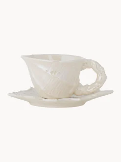 Tazza da caffè con piattino Shellie