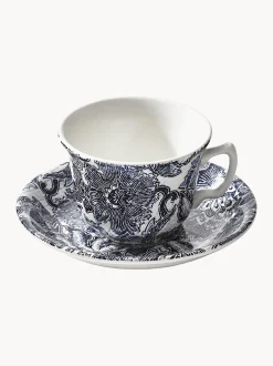 Tazza da tè con piattino Faded Peony