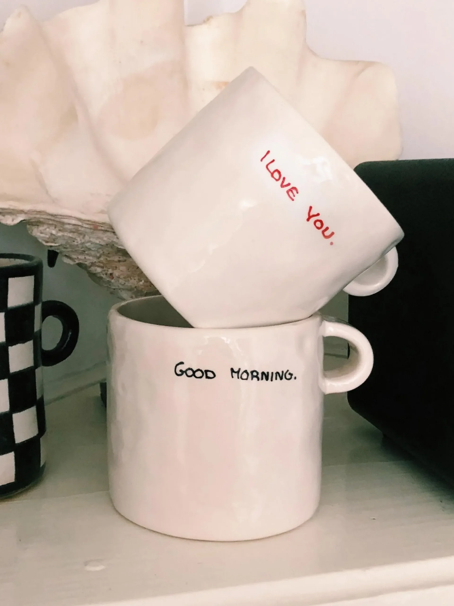 Tazza dipinta a mano Good Morning