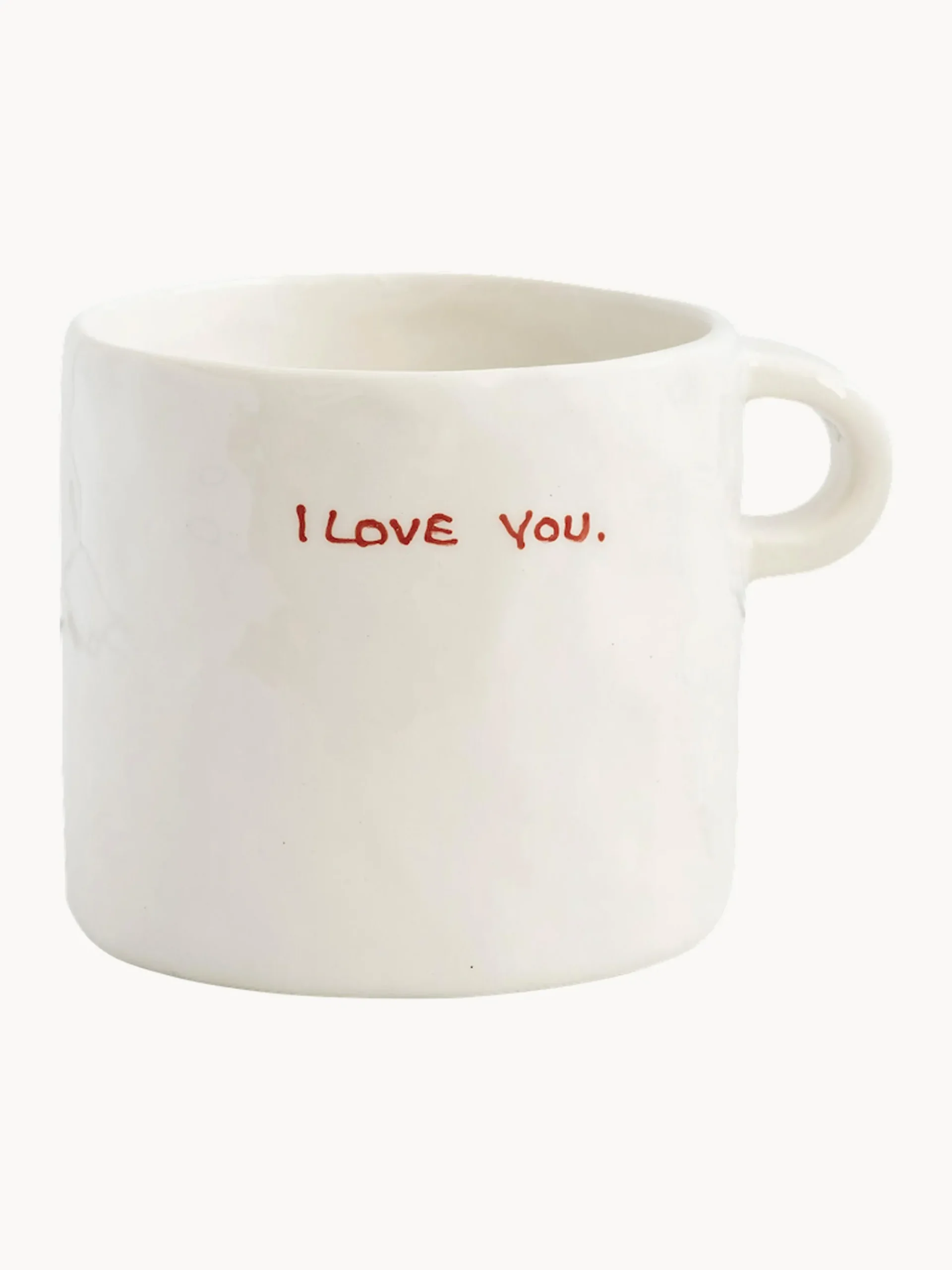 Tazza dipinta a mano I Love You