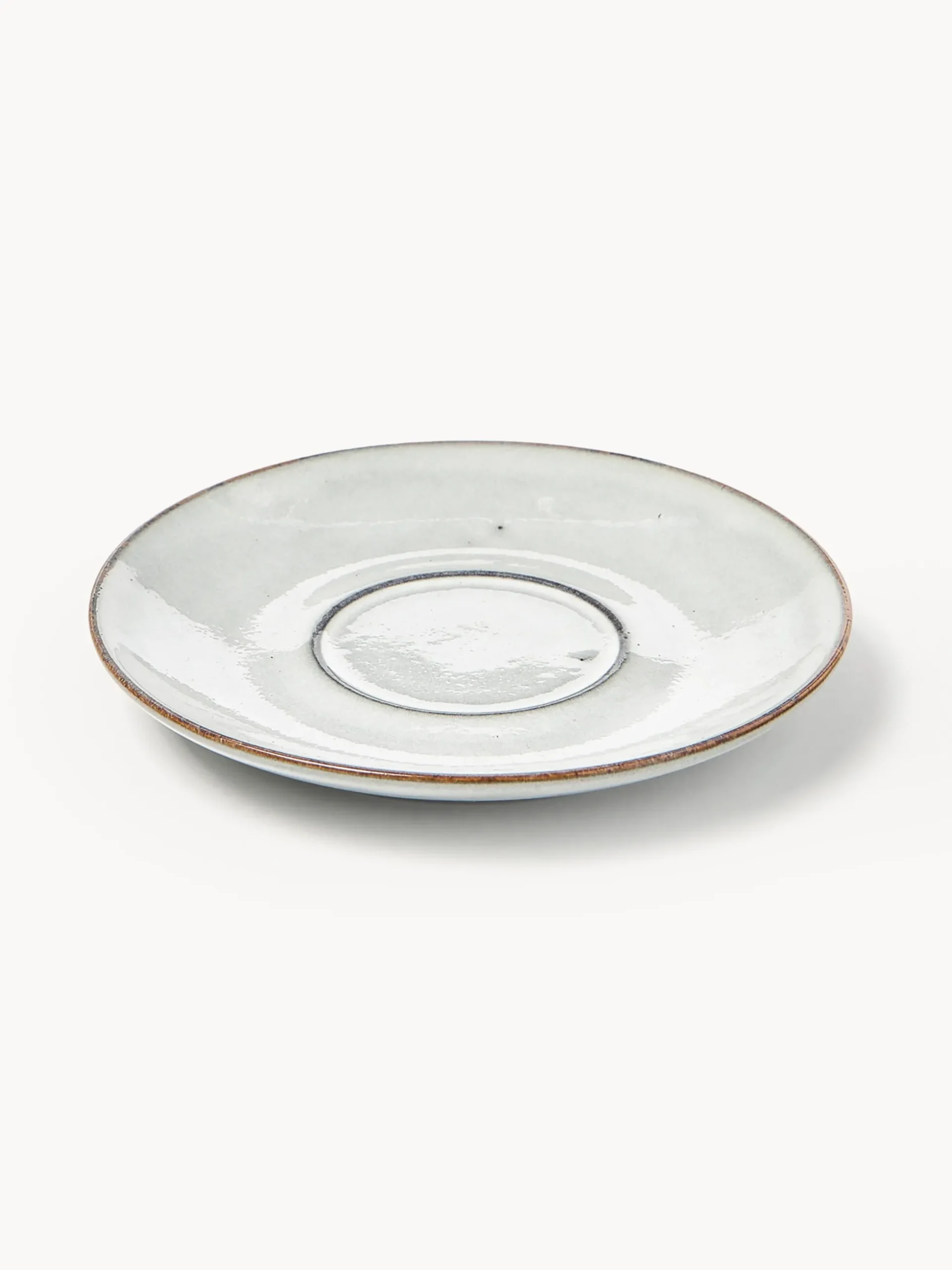 Tazza fatta a mano con piattino Nordic Sand