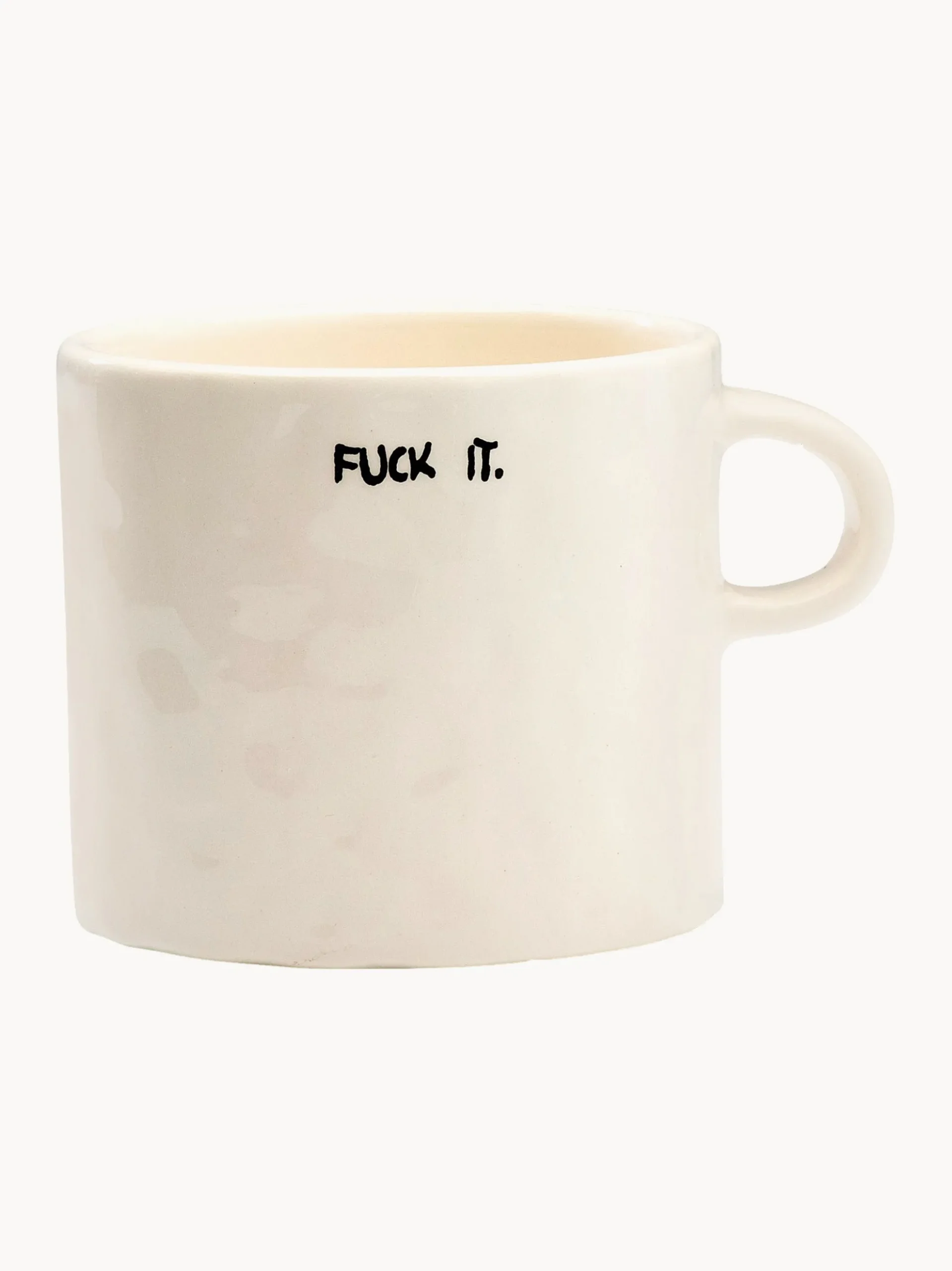 Tazza fatta a mano Fuck It