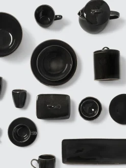 Tazza con piattino fatti a mano Nordic Coal
