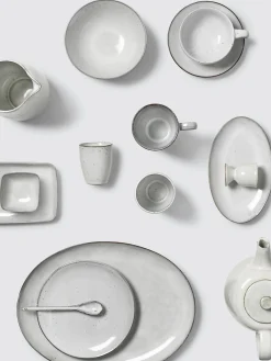 Tazza da caffè fatta a mano con piattino Nordic Sand