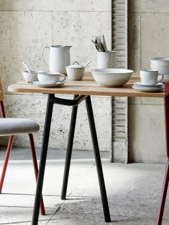 Tazza da caffè fatta a mano con piattino Nordic Sand
