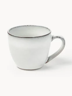 Tazza da caffè fatta a mano con piattino Nordic Sand