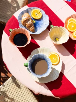 Tazza da tè dipinta a mano Poppy